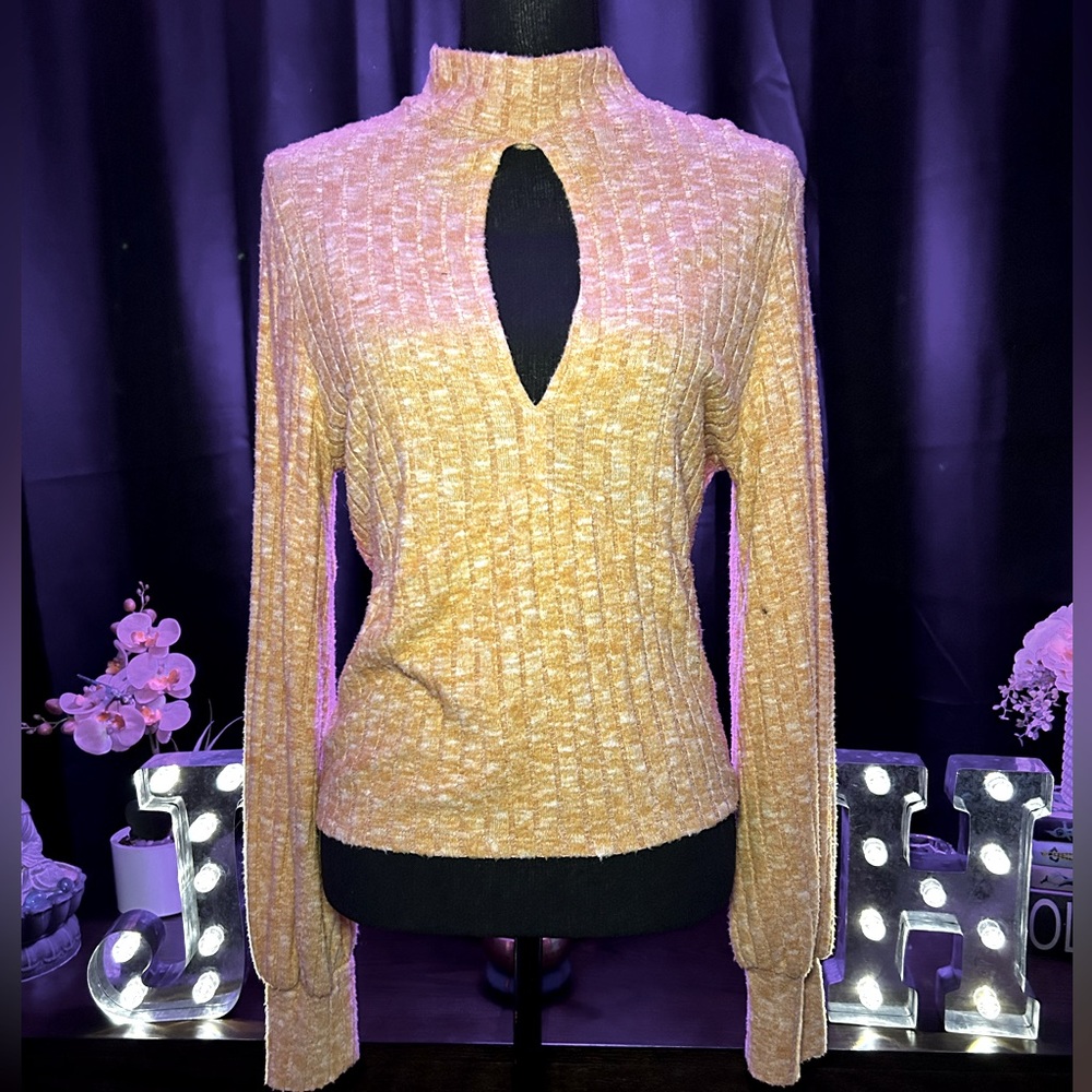 High Neck Long Sleeve Sweater